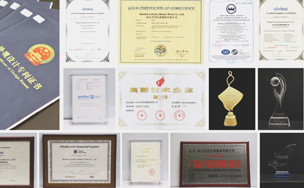 超100項(xiàng)專(zhuān)利與版權(quán)、BSCI、WRAP、ISO9001等資質(zhì)認(rèn)證